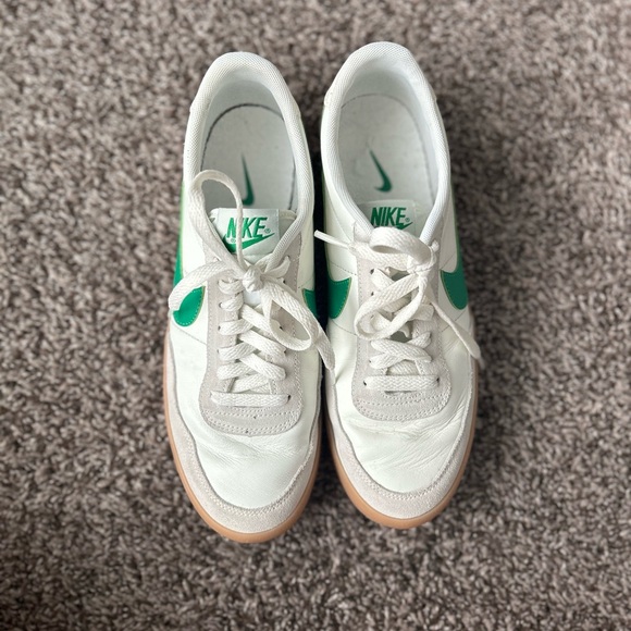 Nike White and Green Sneakers - Picture 2 of 3